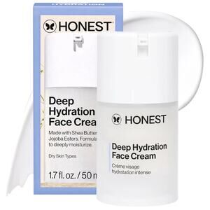 Honest Beauty Deep Hydration Face Cream for Dry Skin | Hydrates + Supports Natur